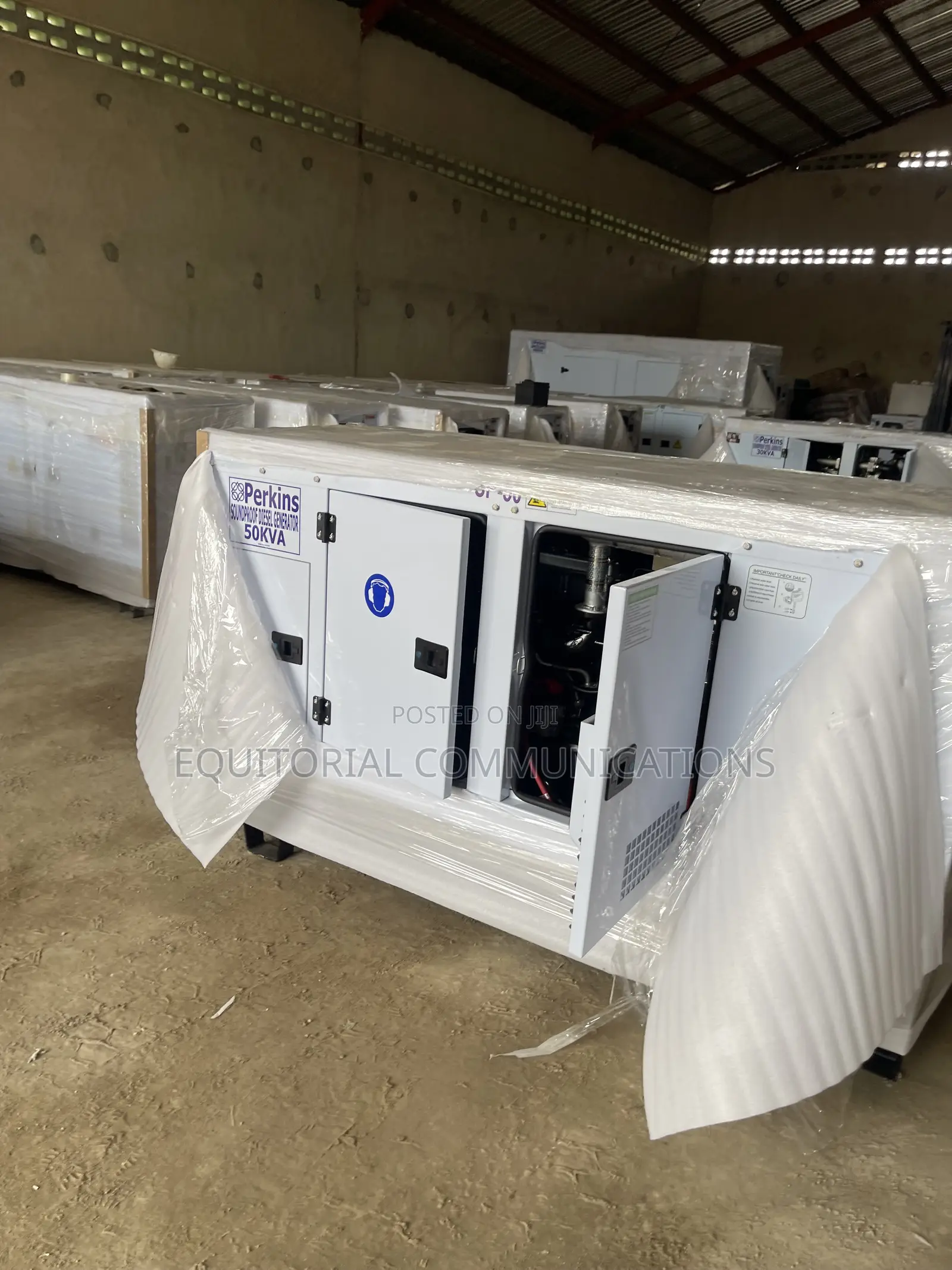 Perkins 50kVA Diesel Generator With Weatherproof Canopy