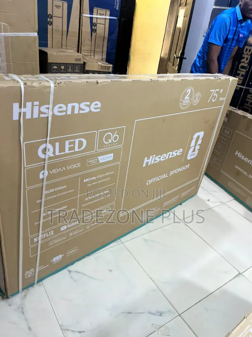 Ultra High Definition Hisense 75 Inches Qled Television