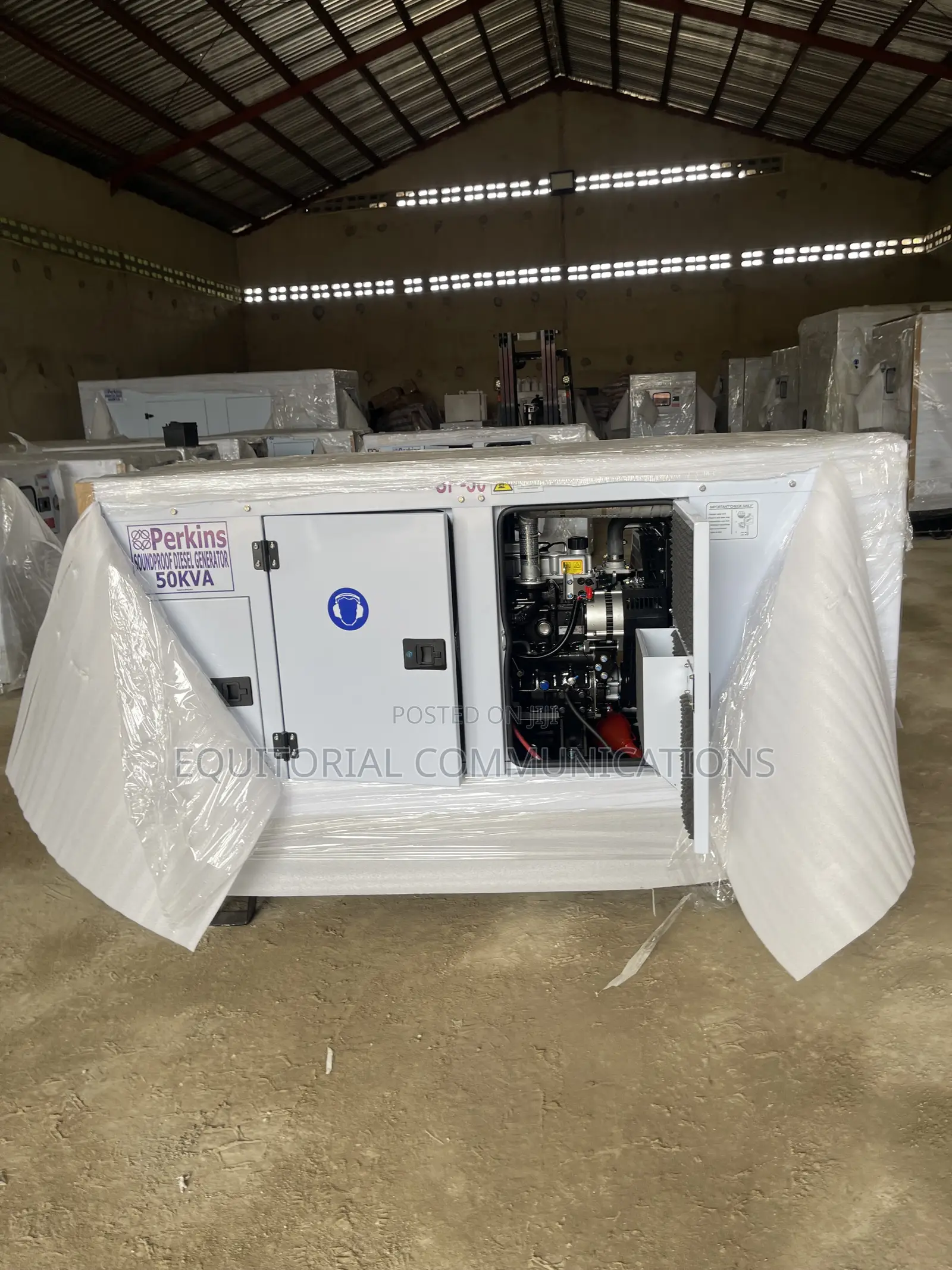 Perkins 50kVA Diesel Generator With Weatherproof Canopy