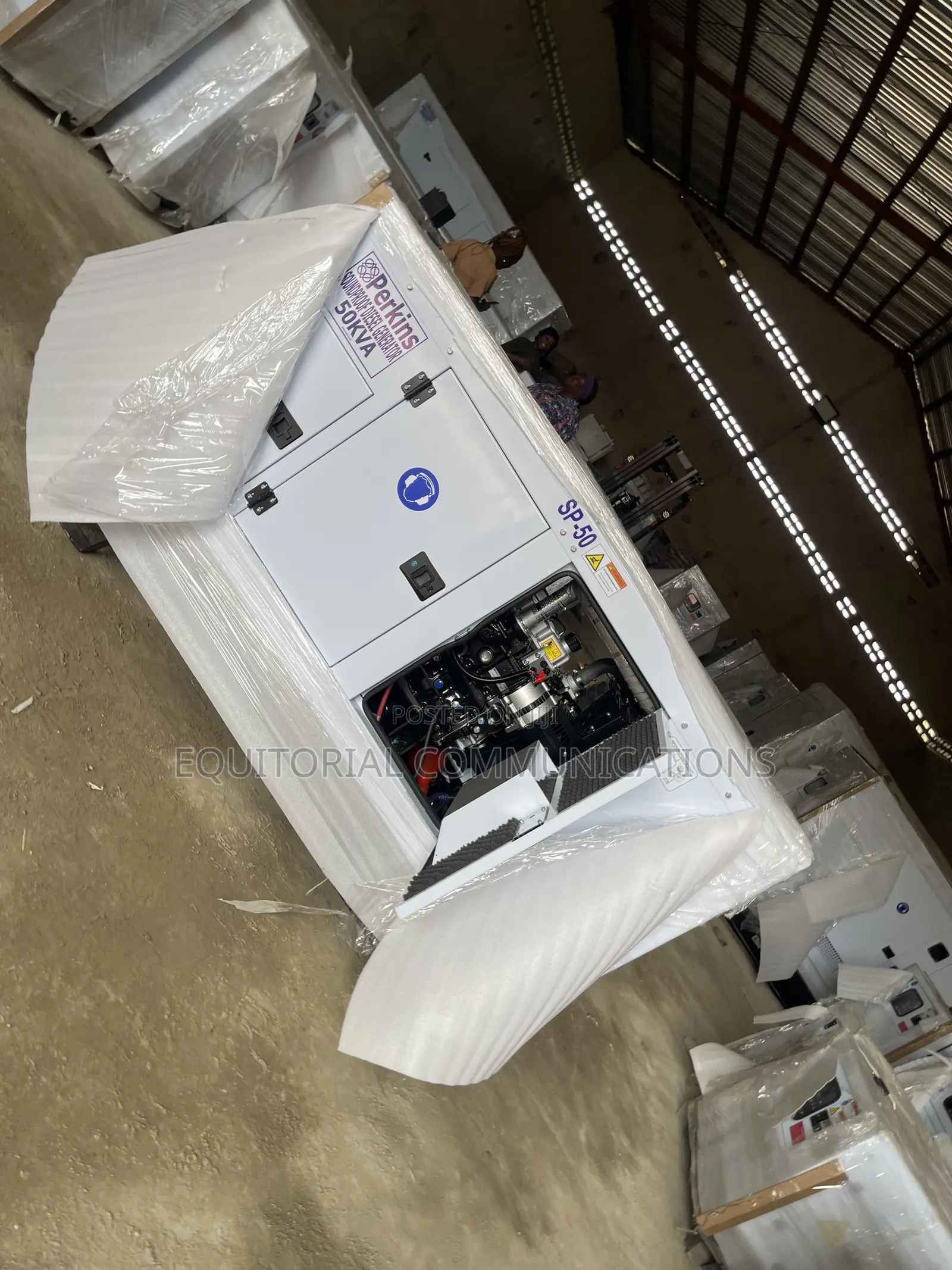 Perkins 50kVA Diesel Generator With Weatherproof Canopy