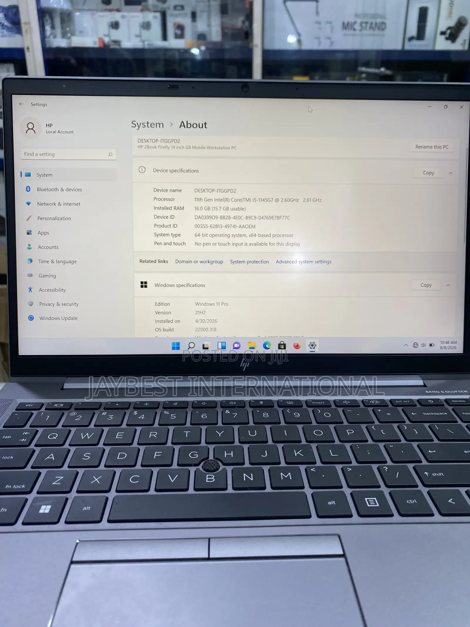 Laptop HP ZBook Firefly G8 16GB Intel Core i5 SSD 256GB