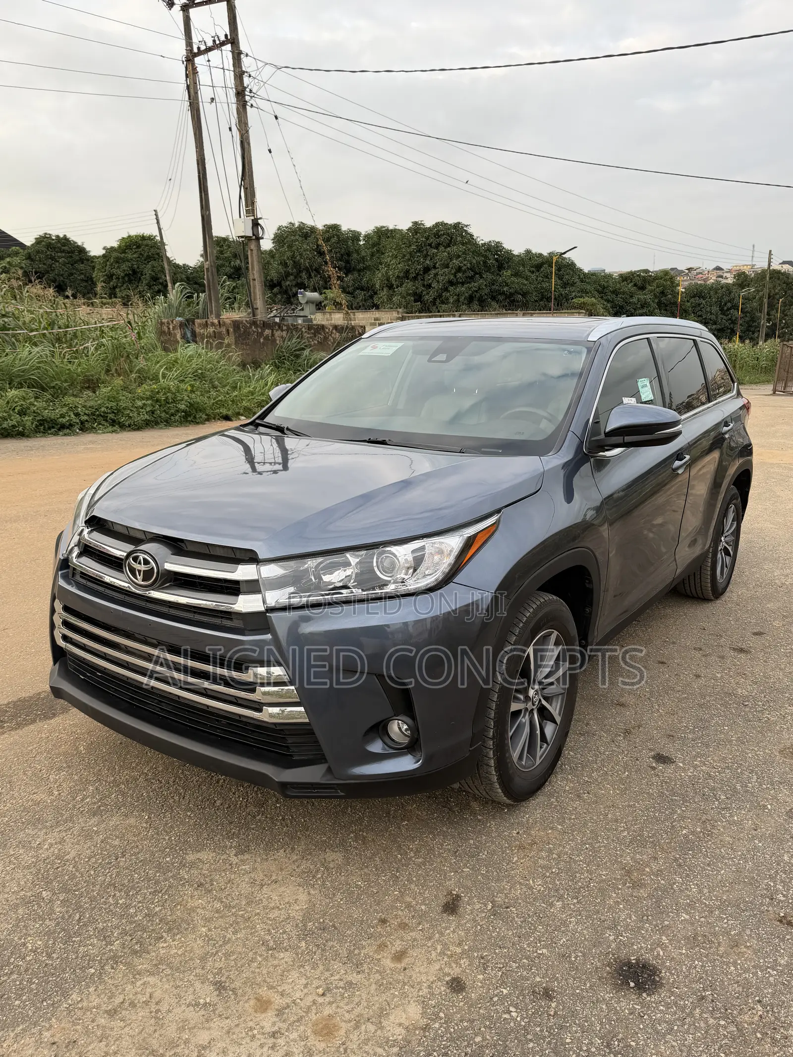 Toyota Highlander XLE 2019 Blue