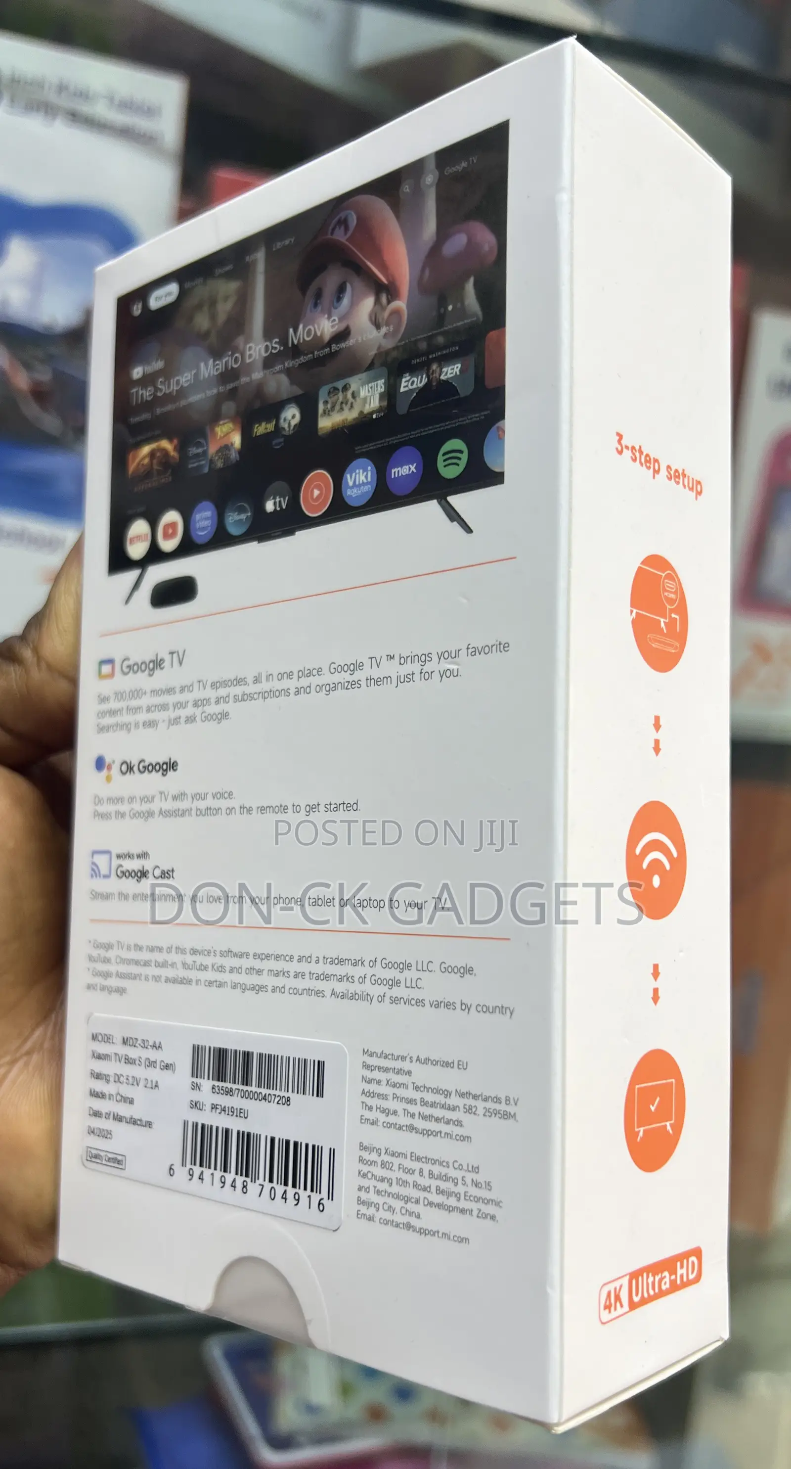 TV Box 3nd Gen Google TV Ultra-Hd