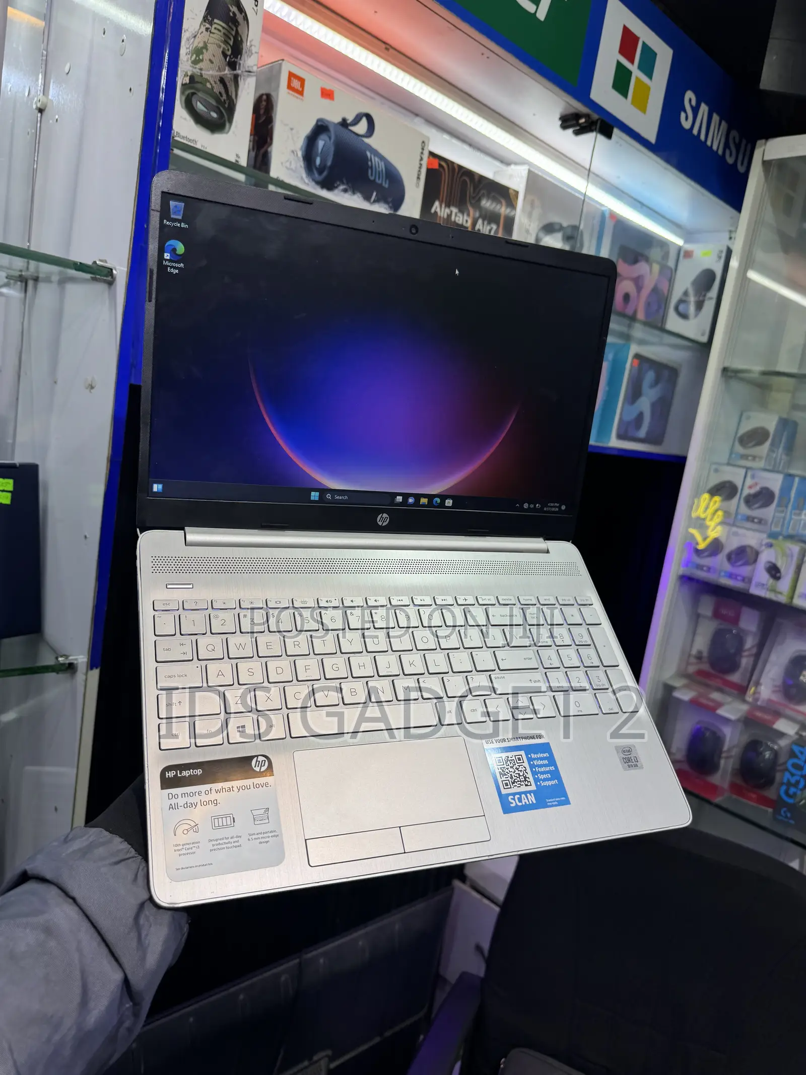 Laptop HP 15 4GB Intel Core i3 SSD 256GB