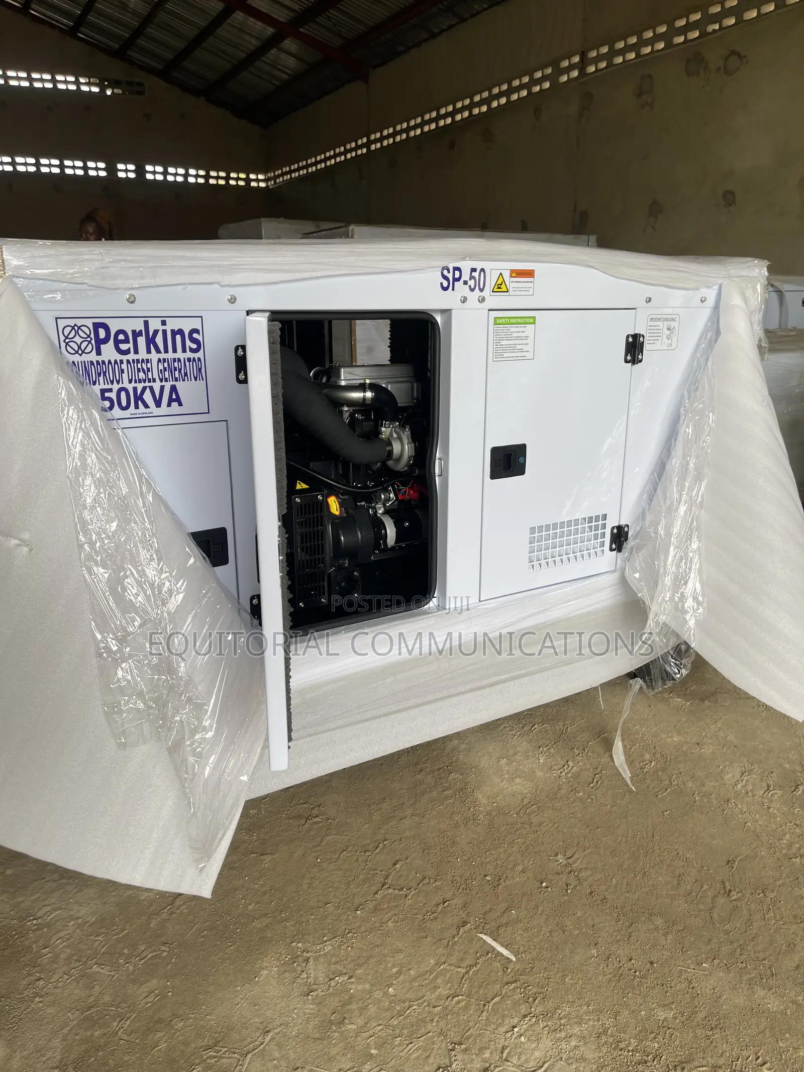 Perkins 50kVA Soundproof Generator for Power Outages