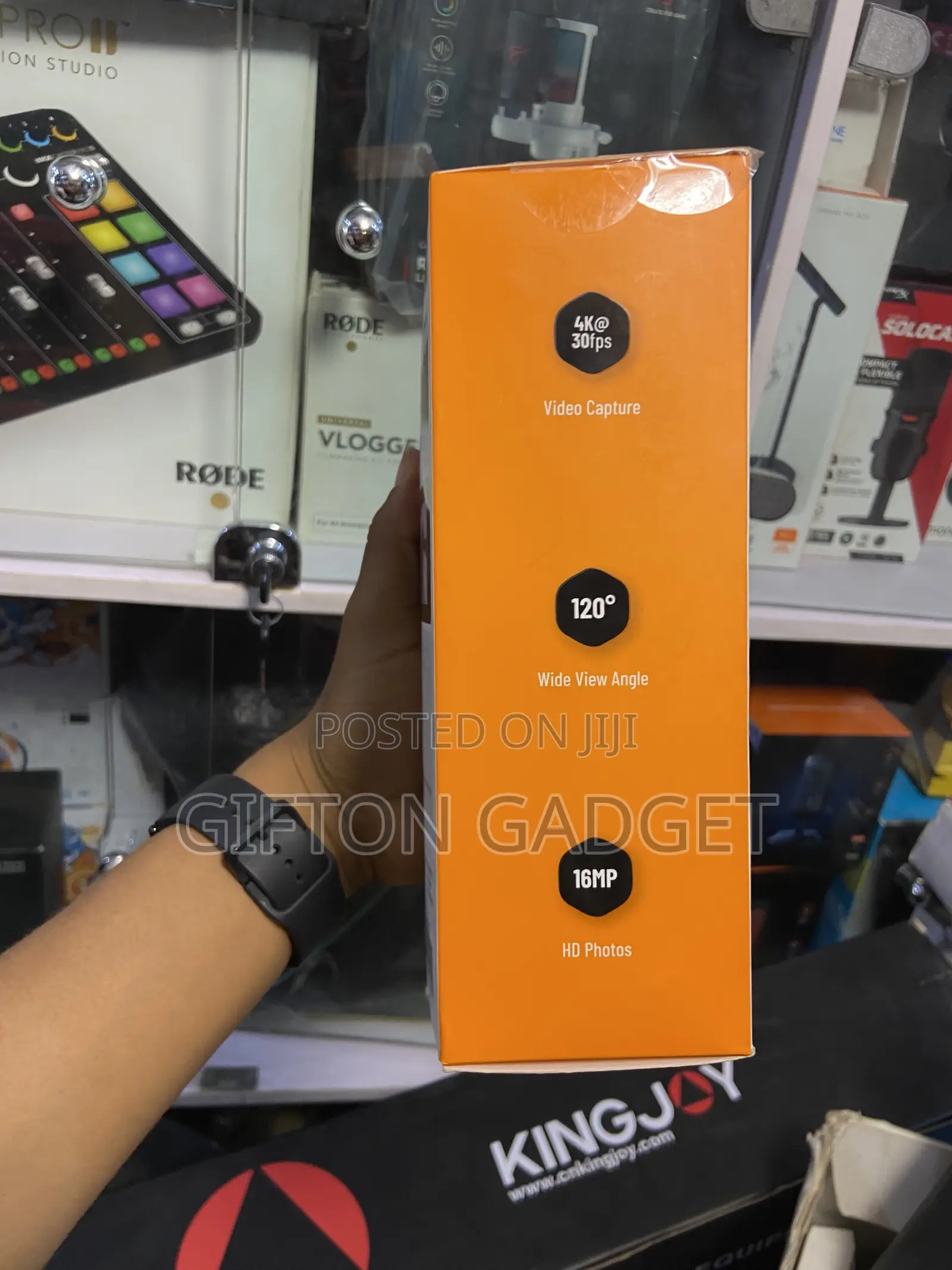 Porodo Lifestyle Ultra HD Dual Display Action Camera - Waterproof
