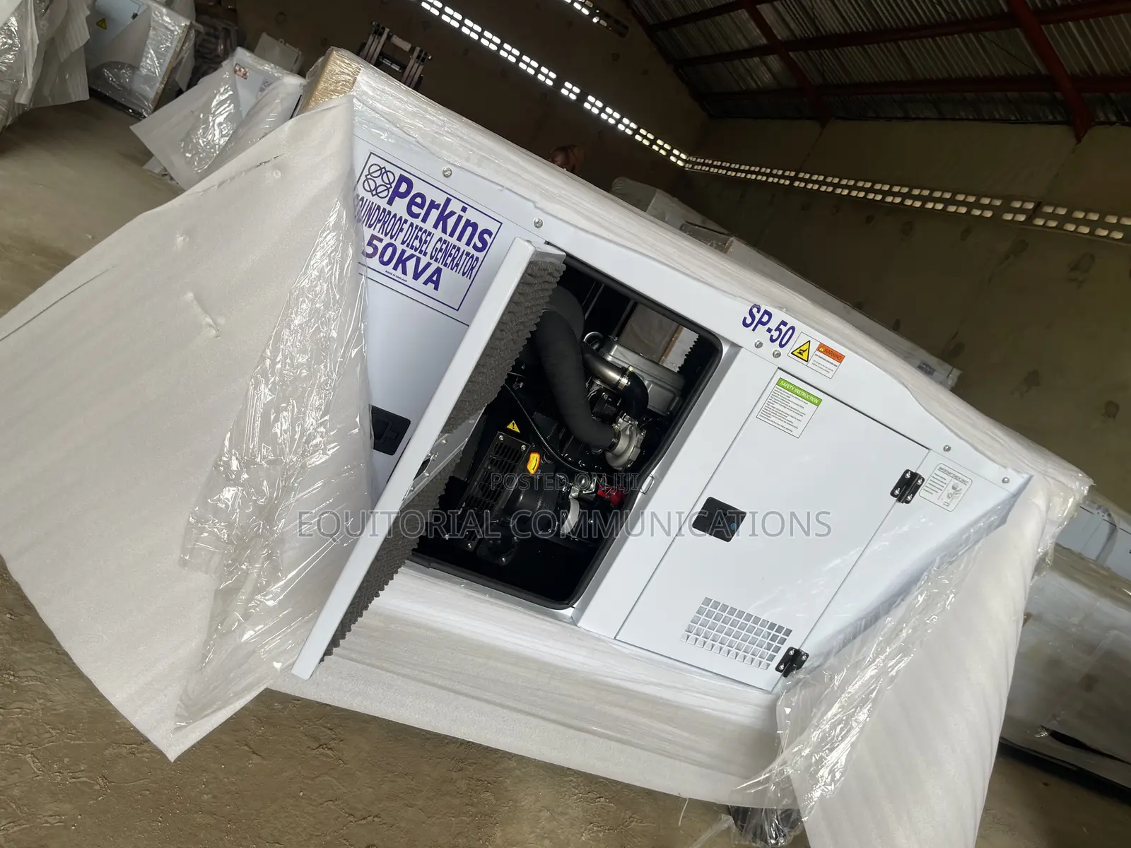 Perkins 50kVA Silent Genset for Uninterrupted Power Backup