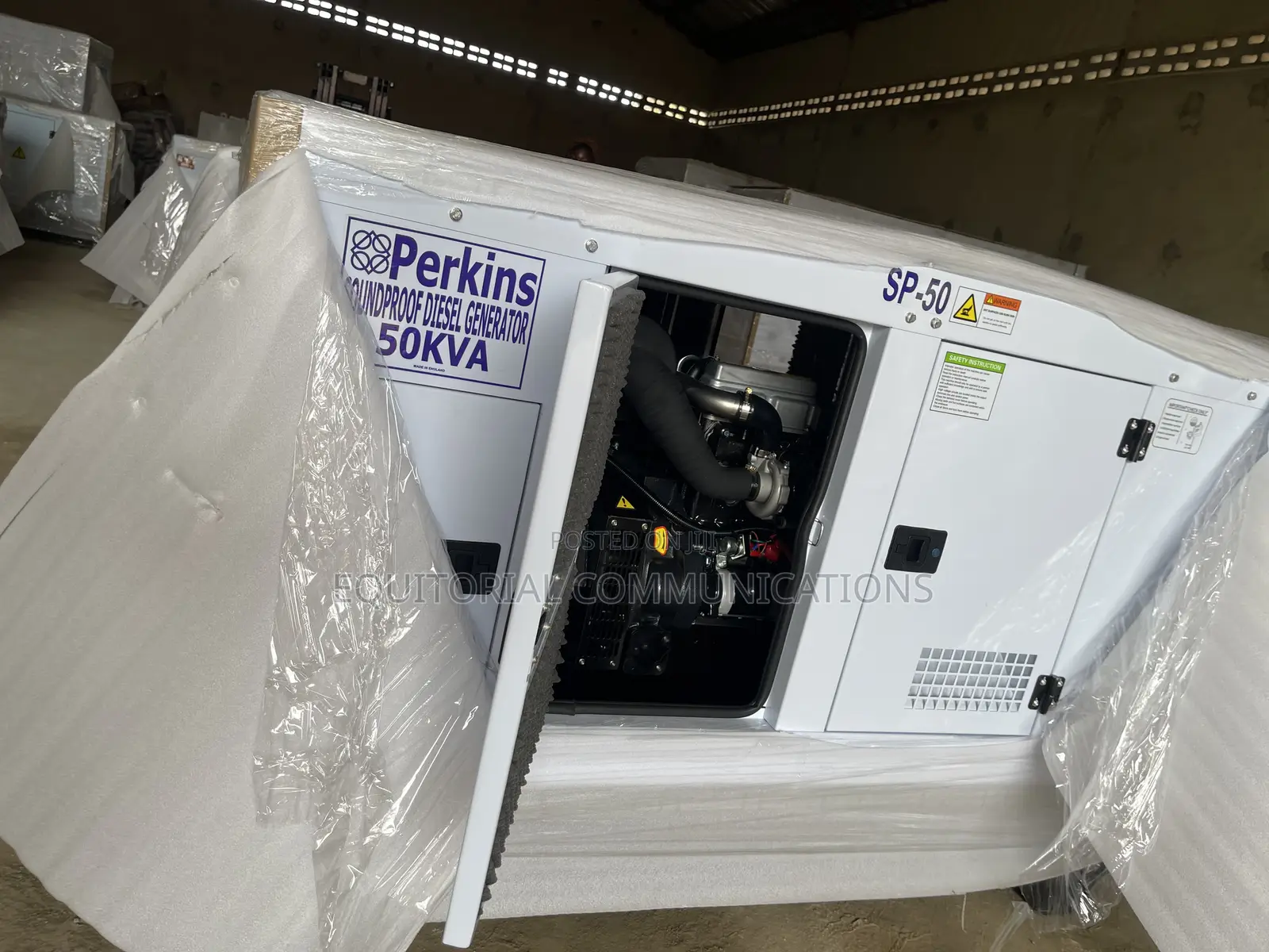 Perkins 50kVA Soundproof Generator for Heavy Power Demands
