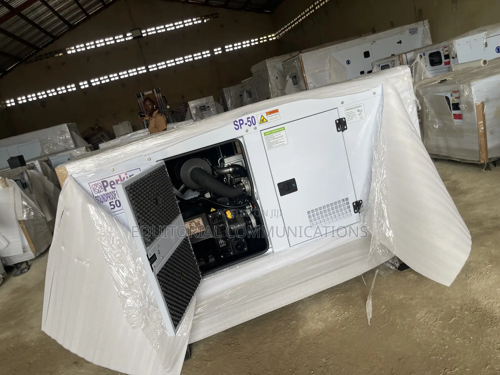 Perkins 50kVA Soundproof Genset for Professional Power Backup