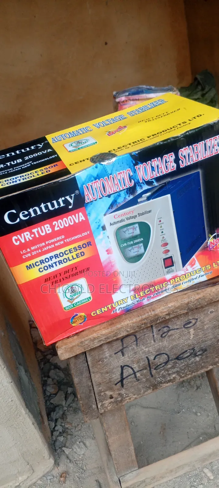 Original Century Stabilizer 100% Copper Coin 2000 W