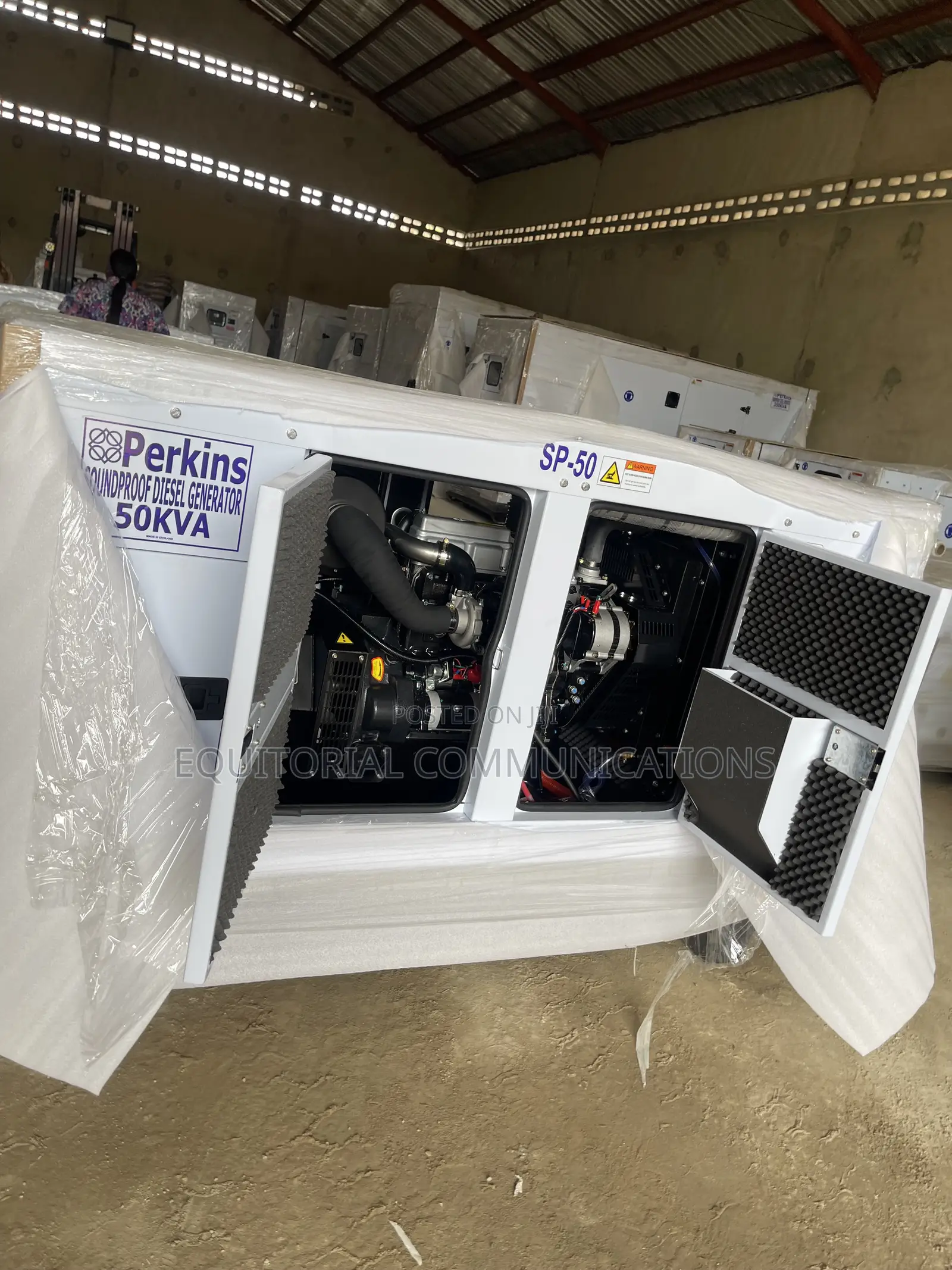 Perkins 50kVA Soundproof Generator for Prime and Standby Power