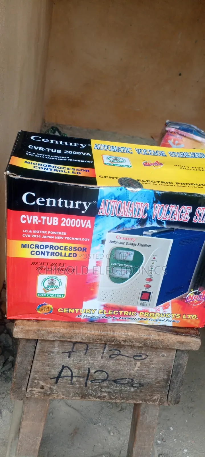 Century Stabilizer 2000 W 100% Copper Coil