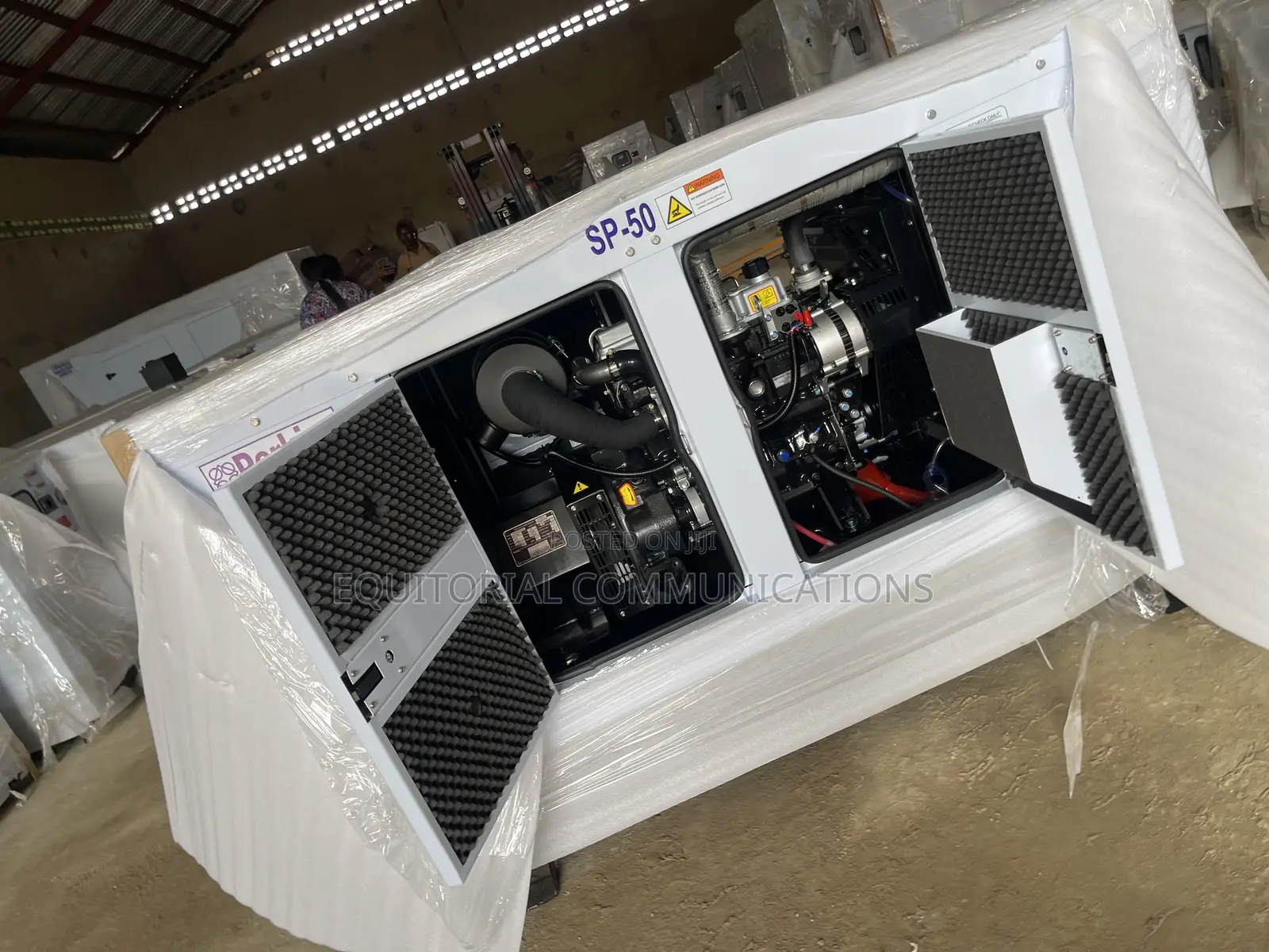 Perkins 50kVA Soundproof Generator for Dependable Backup Electricity