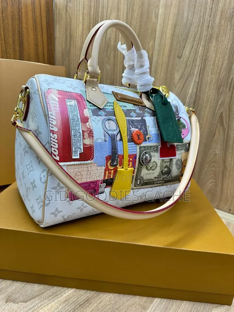 LV Monogram Graffiti/Canvas Speedy Duffel/Handbags