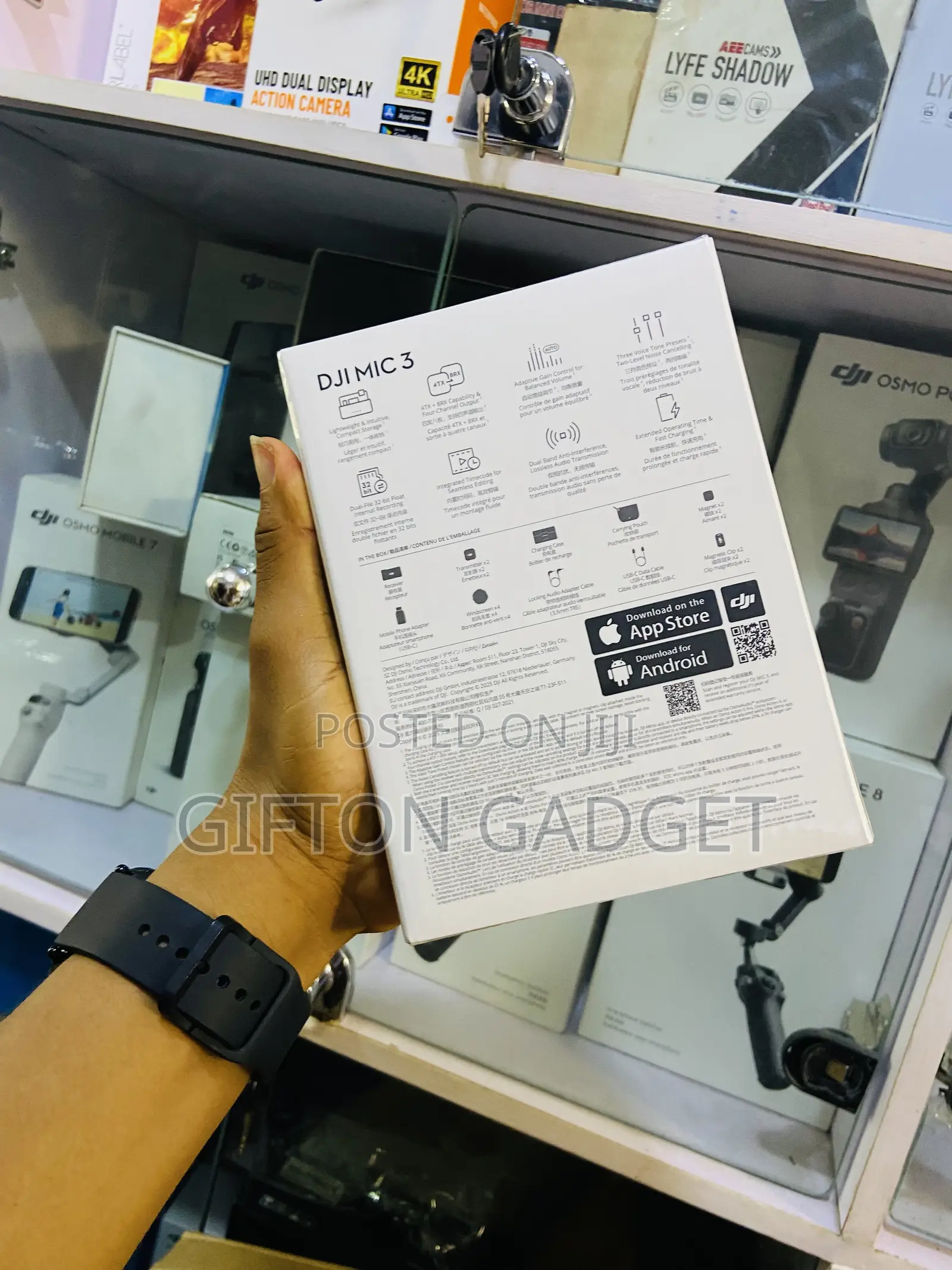 DJI Mic 3 Compact Wireless Microphone System With Charging Case