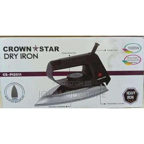 Crownstar Classic 1000w Pressing Iron