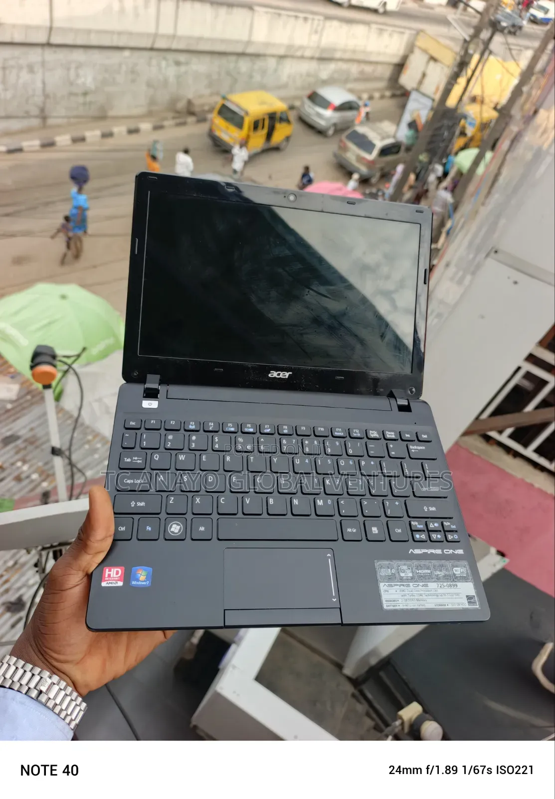 Laptop Acer Aspire One 725 4GB AMD SSD 128GB