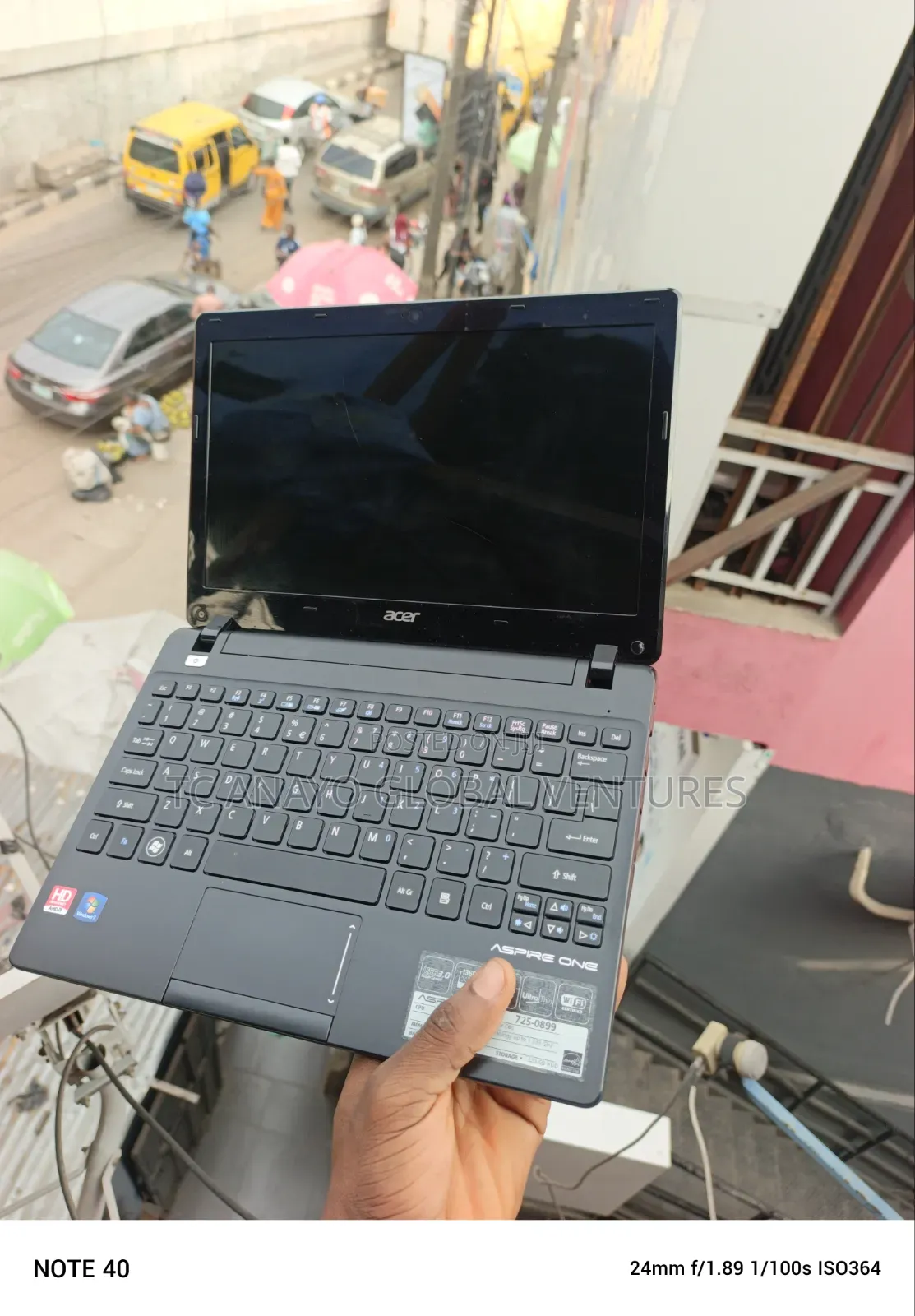 Laptop Acer Aspire One 725 4GB AMD SSD 128GB