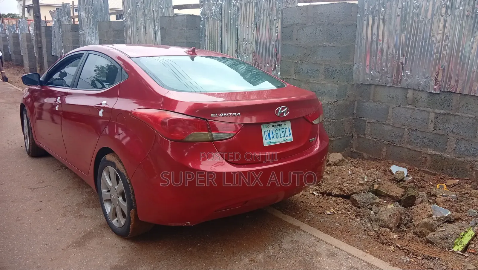 Hyundai Elantra 2013 Red