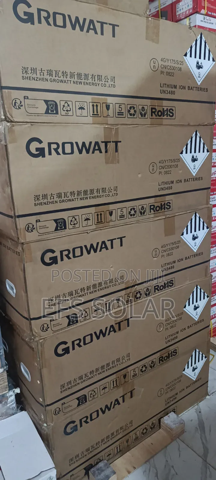 Growatt 16kWh 51.2V 314Ah LiFePO4 Lithium Solar Battery