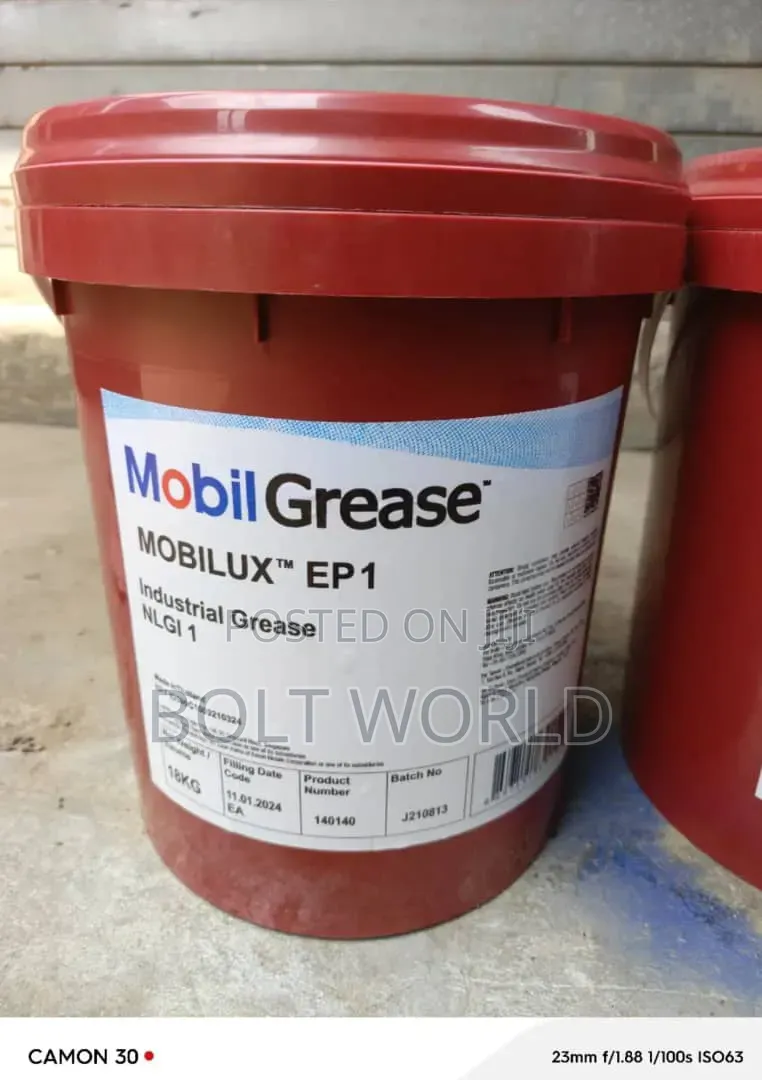 Mobil Mobilux Ep1 Industrial Grease 18kg
