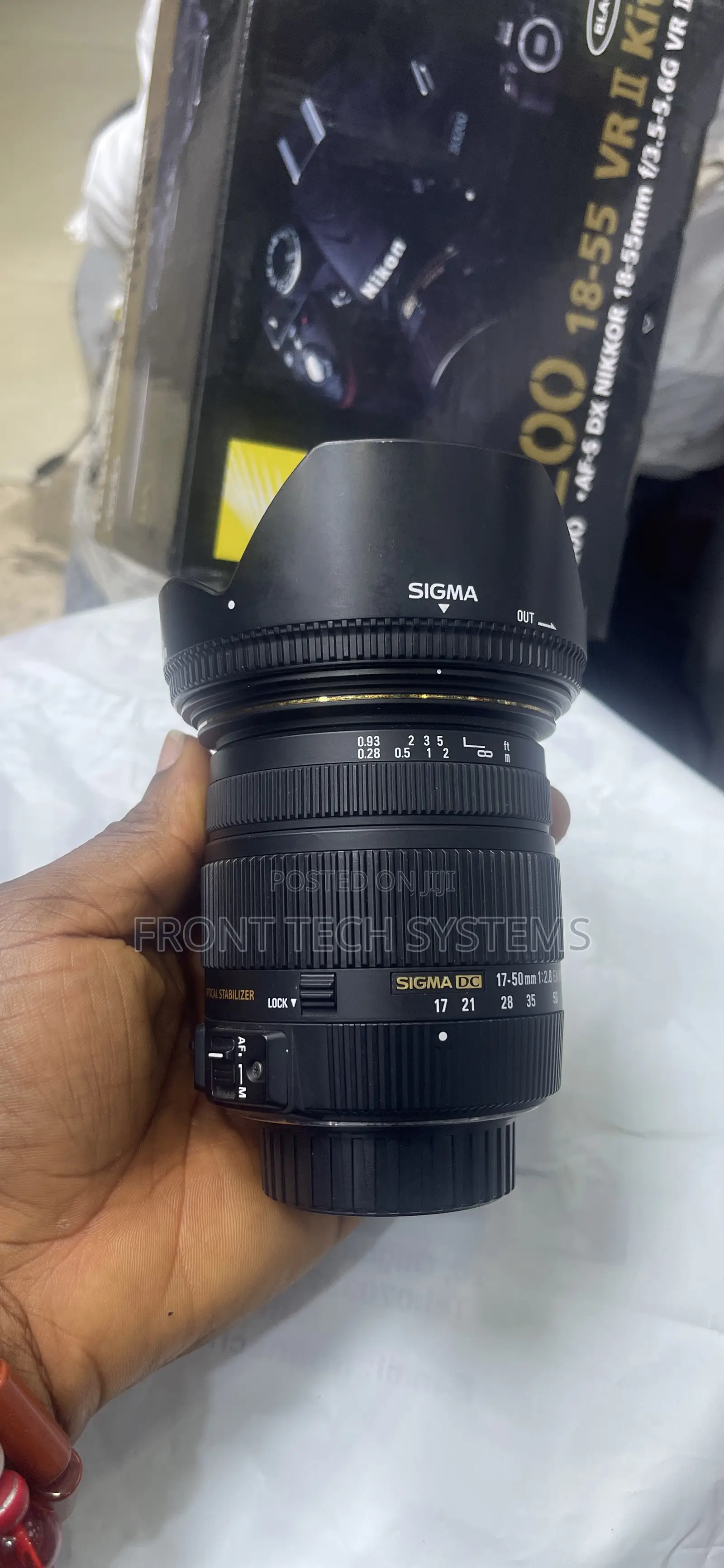 Sigma Lens 17/50mm F2.8ex HSM for Nikon
