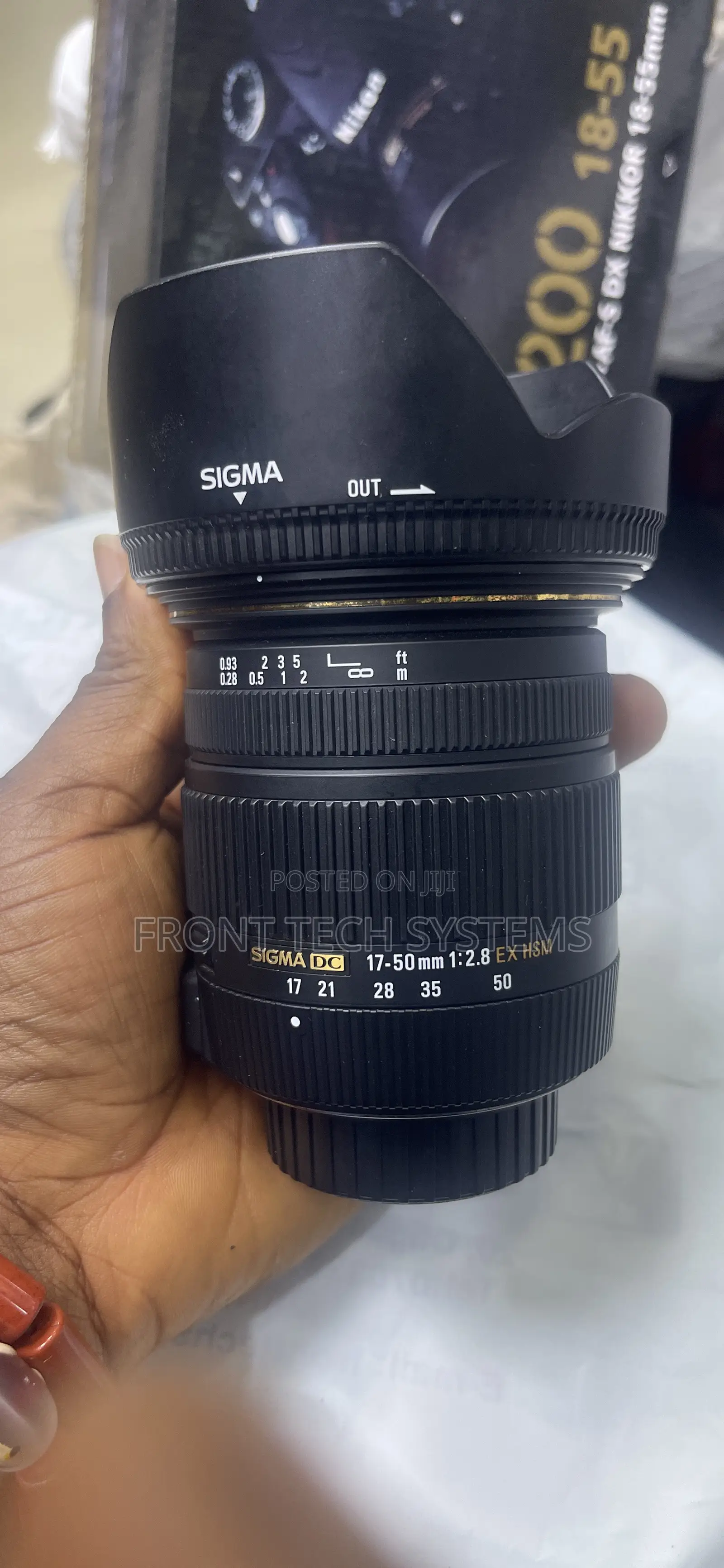 Sigma Lens 17/50mm F2.8ex HSM for Nikon
