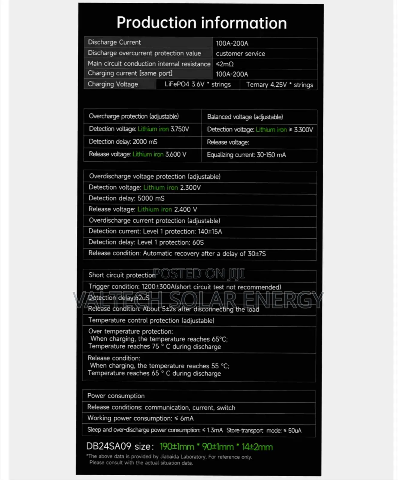 JBD 150a 10s-24s Smart Lithium Battery BMS
