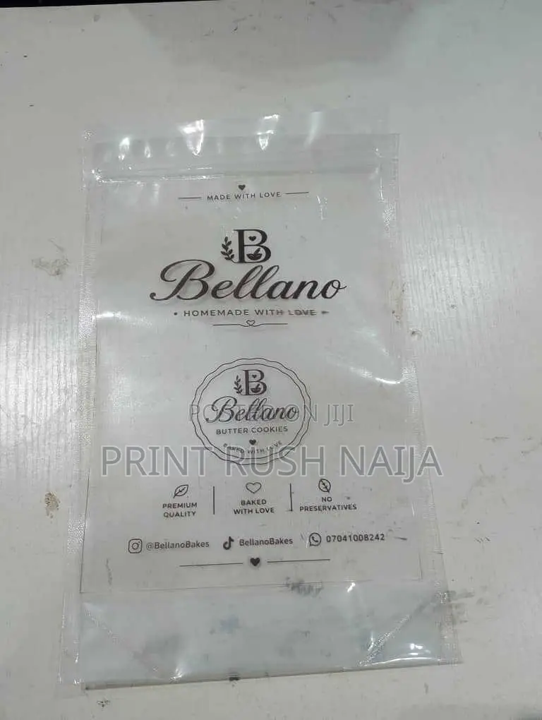 Product Label Transparent Sticker Printing in Ikota