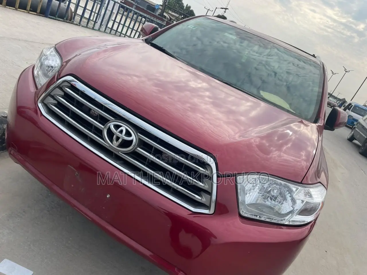Toyota Highlander 2008 Red