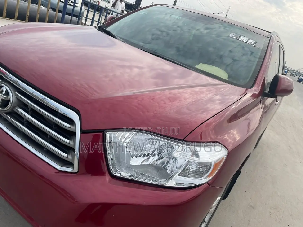 Toyota Highlander 2008 Red