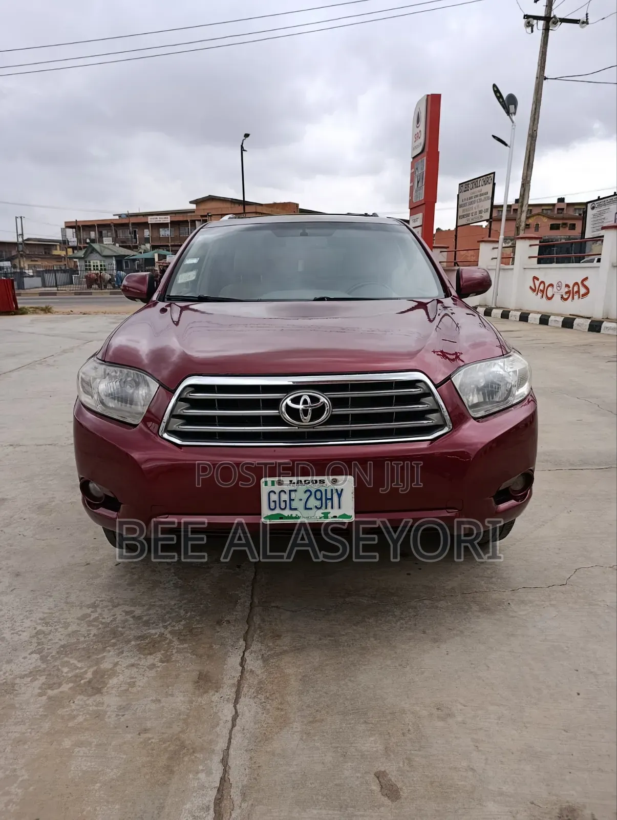Toyota Highlander 2008 Burgundy