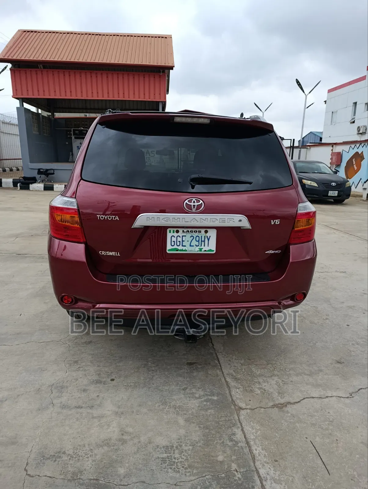 Toyota Highlander 2008 Burgundy