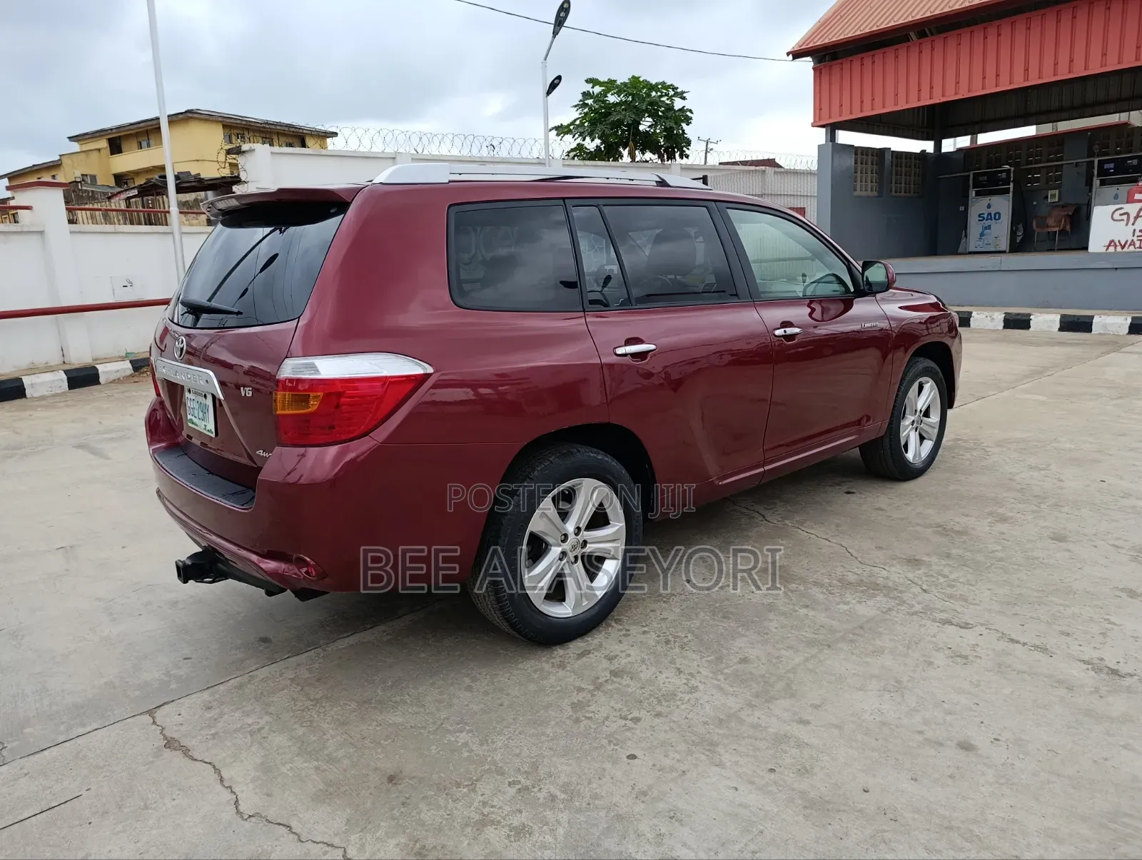 Toyota Highlander 2008 Burgundy
