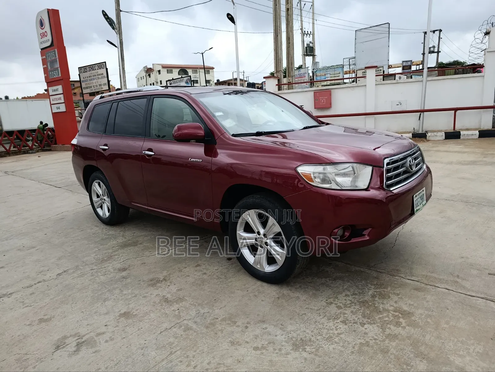 Toyota Highlander 2008 Burgundy