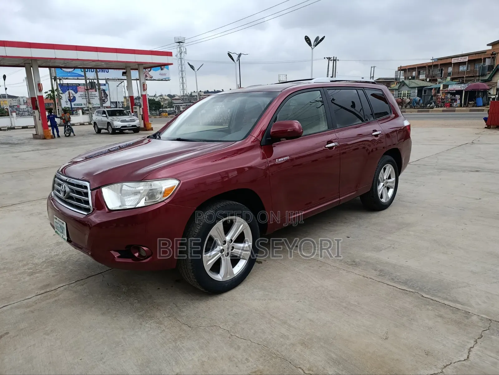 Toyota Highlander 2008 Burgundy