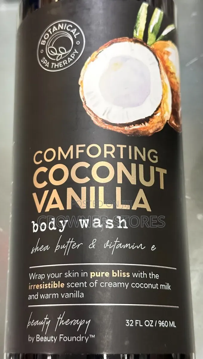 Botanical Spa Therapy Comforting Coconut Vanilla Shea Butter Bodywash