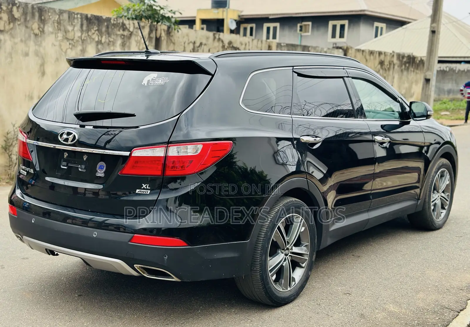 Hyundai Santa Fe Limited AWD 2016 Black