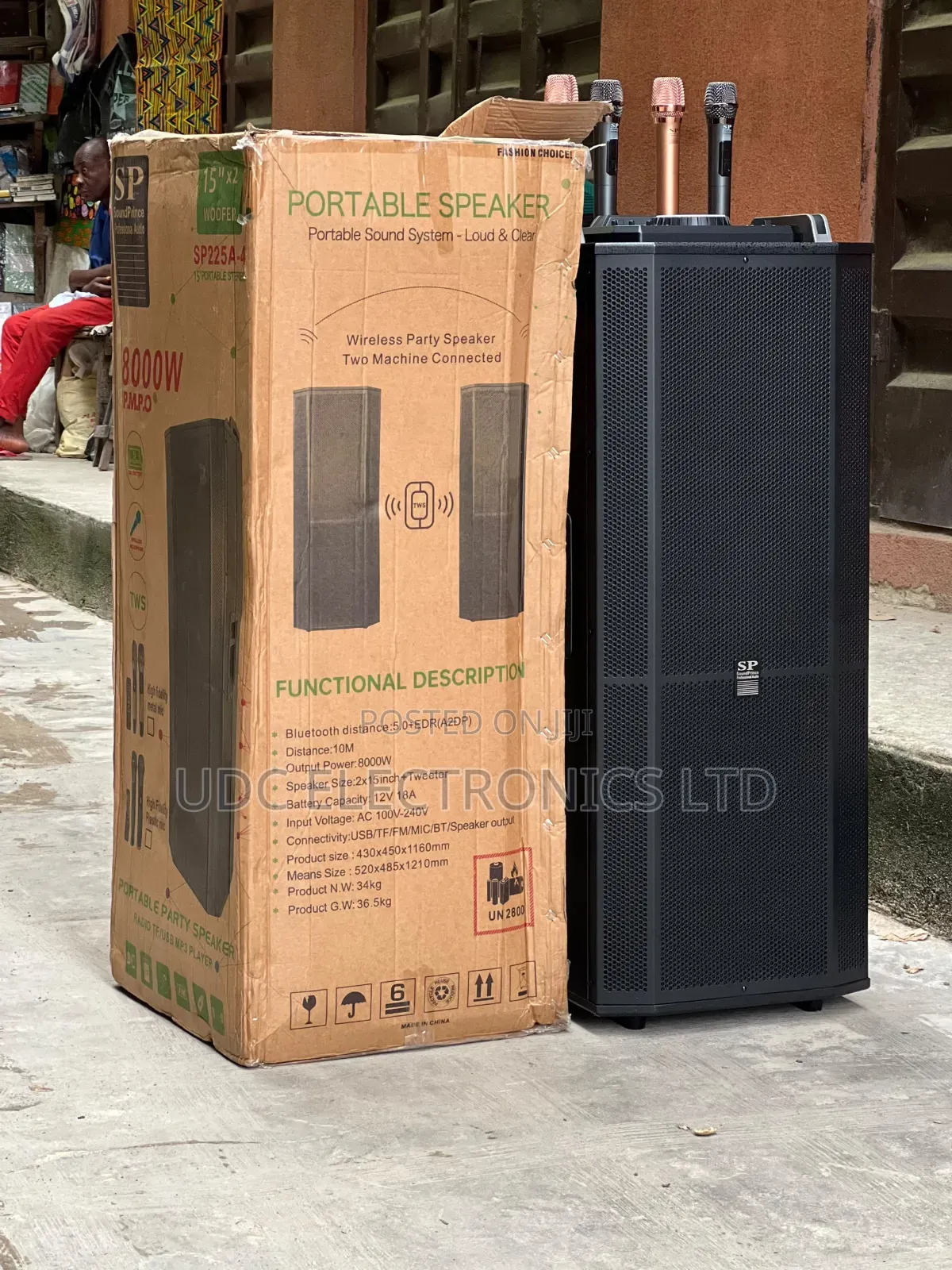 Giant Sound Prince Rechargeable Party Speaker