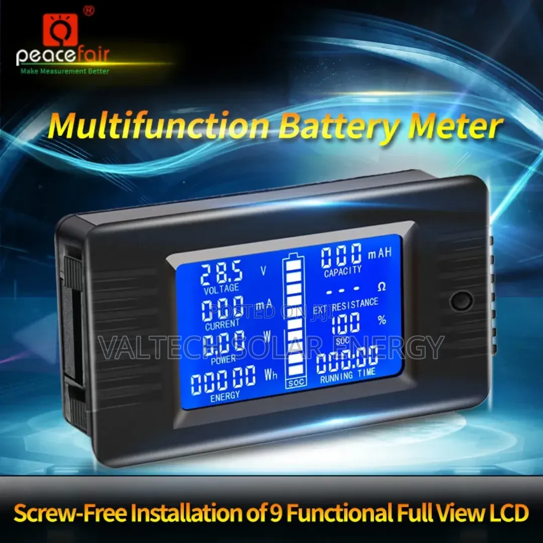 Coulomb Meter DC Multifunction Battery Monitor With 200A Shunt