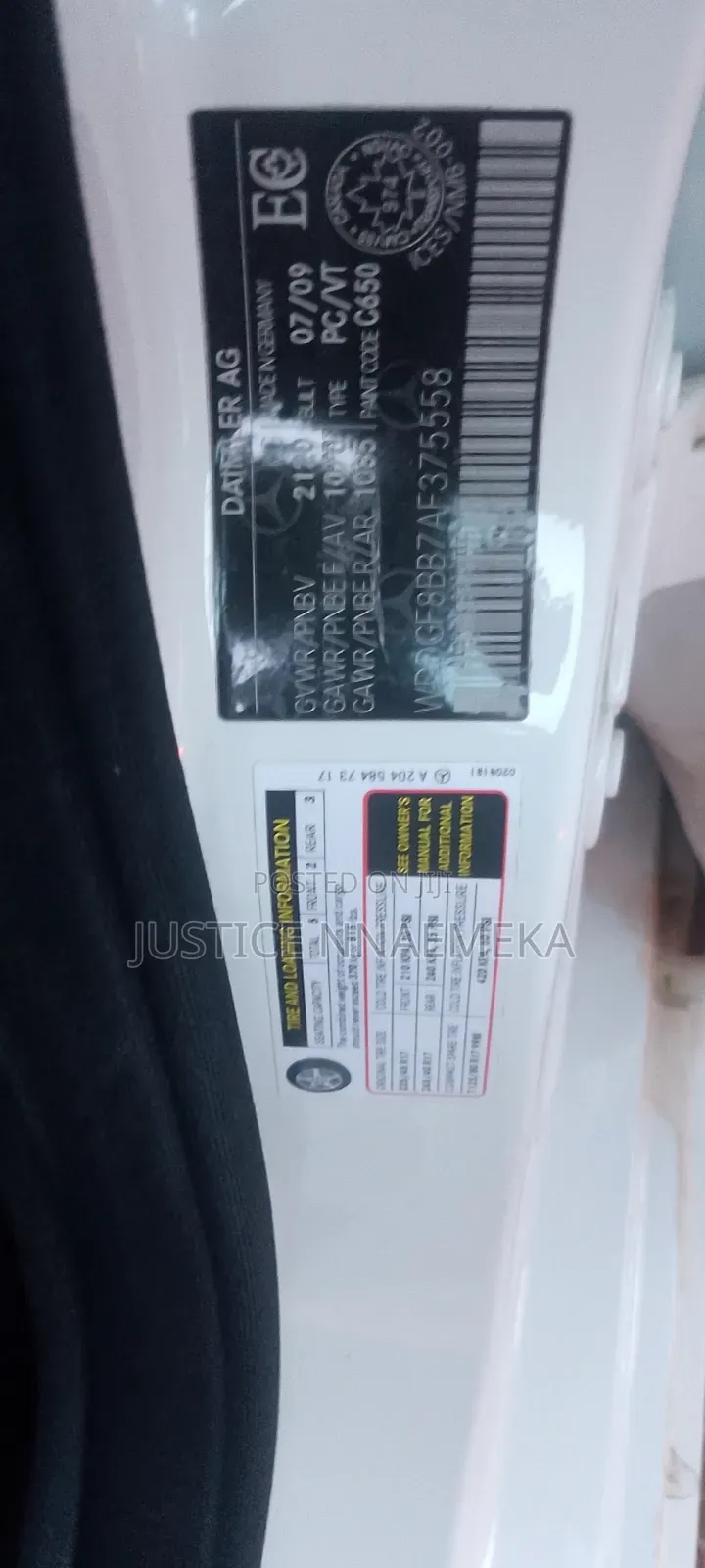 Mercedes-Benz C300 2010 White