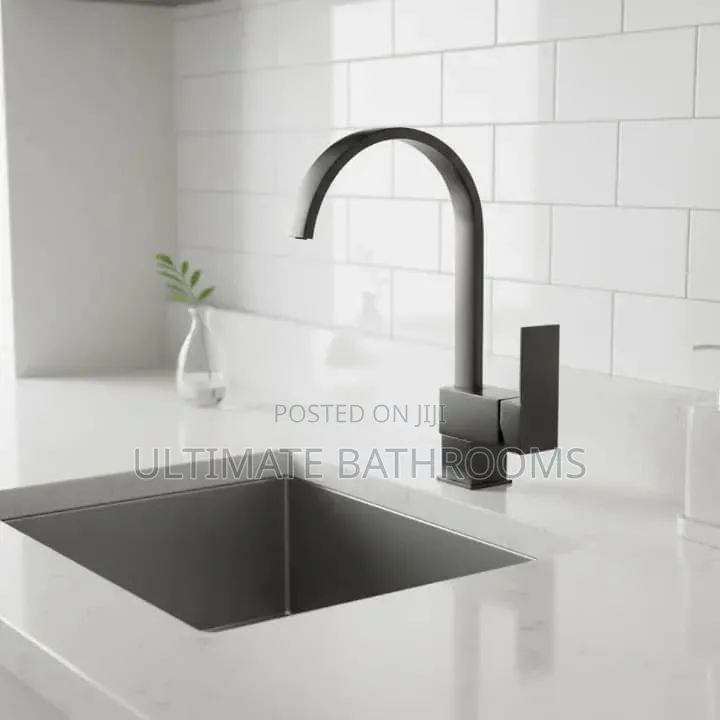 Matte Black Kitchen Mixer Faucet