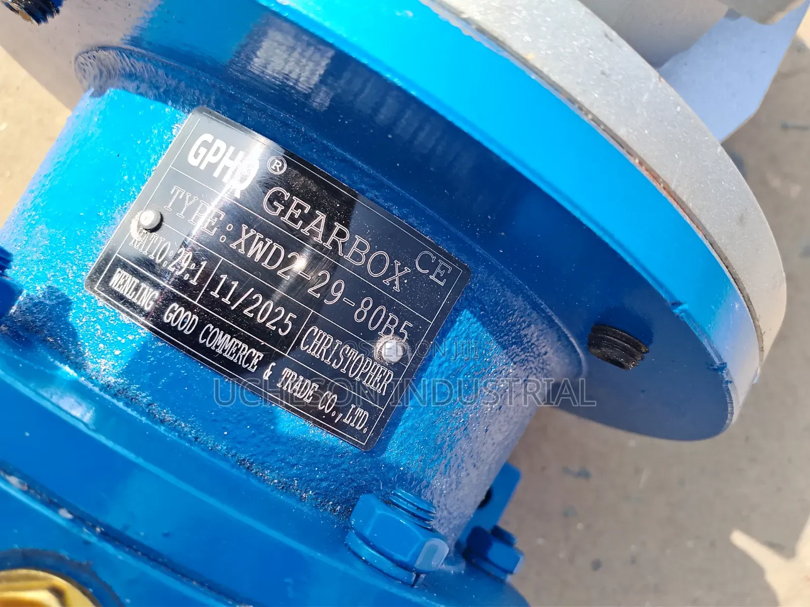 0.75kw Xwd2 Gear Motor Ratio 29 -1
