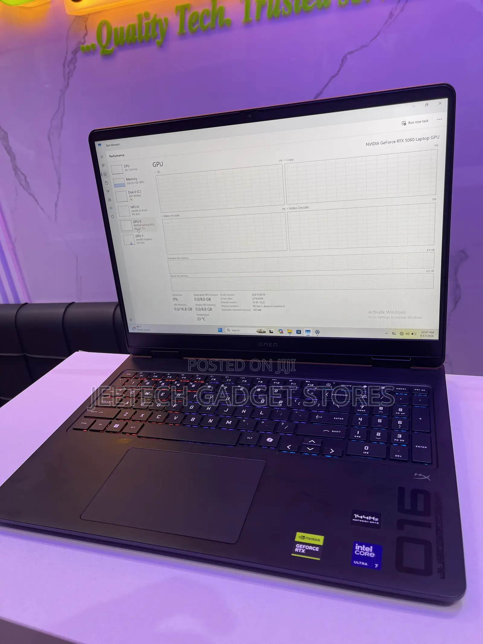 Laptop HP Omen Slim 16GB Intel Core Ultra 7 SSD 1T