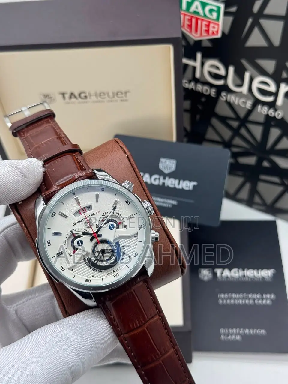 *Tag Heuer Leather* _Chronograph