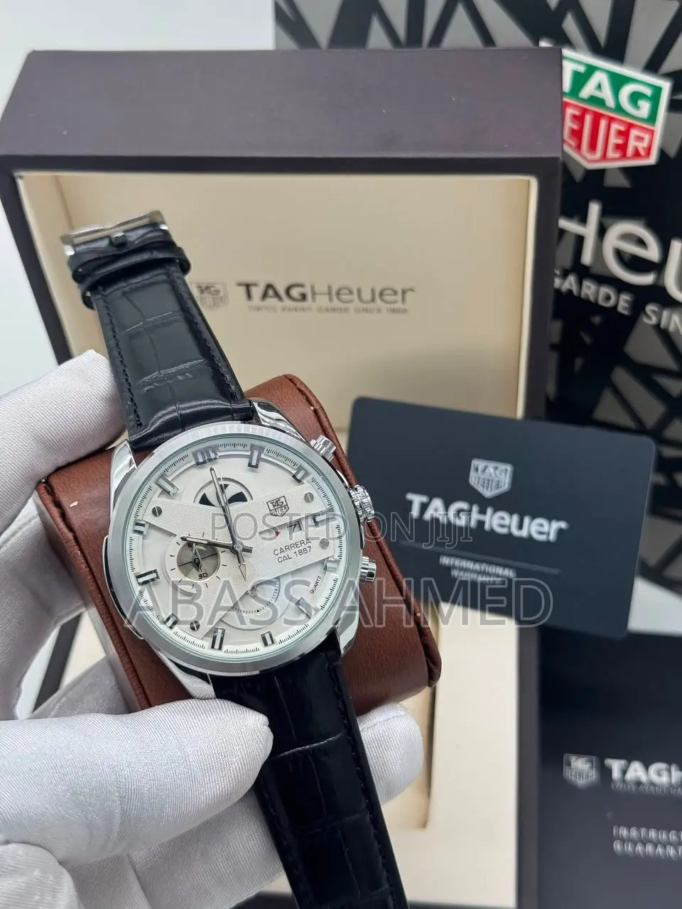 *Tag Heuer Leather* _Chronograph