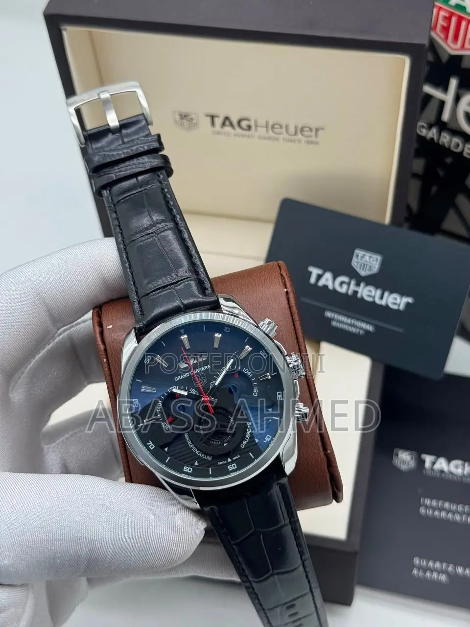 *Tag Heuer Leather* _Chronograph