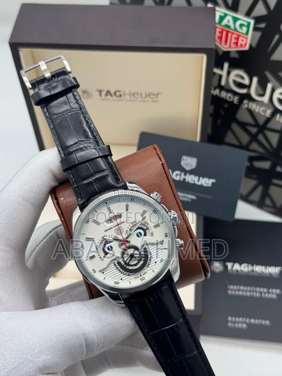 *Tag Heuer Leather* _Chronograph