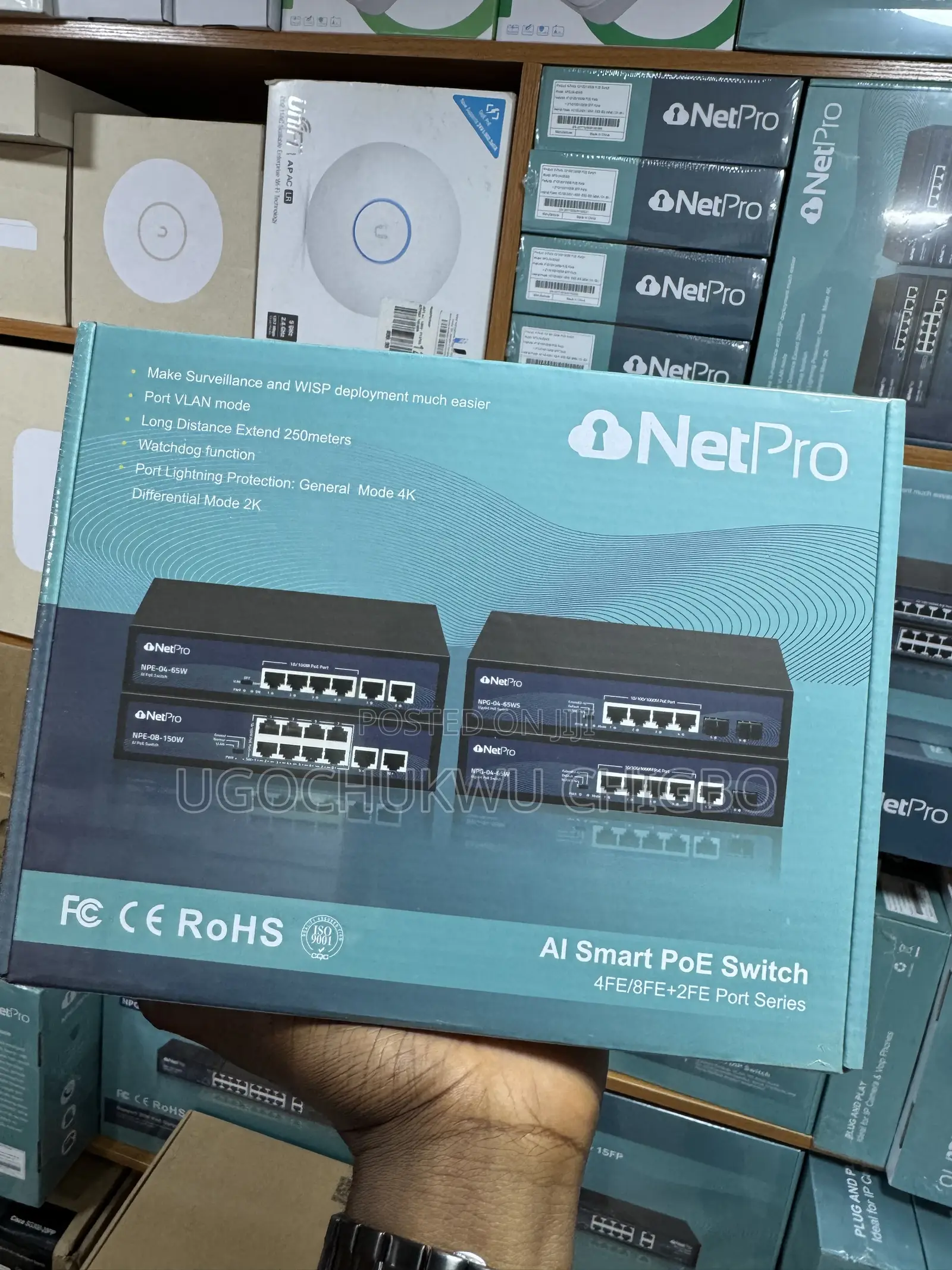 Netpro 6 Ports Gigabit and Poe NPG-04-65W