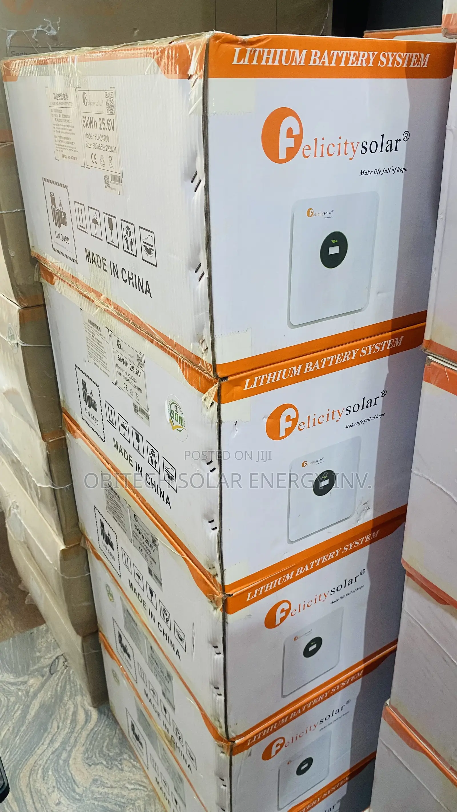 5kWh 25.6V Felicity Lithium Iron Phosphate Battery